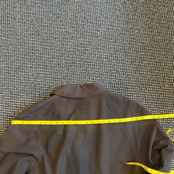 Vintage Barneys New York Mens Size M Rain/Trench Style Jacket in Off Black - Picture 14 of 15